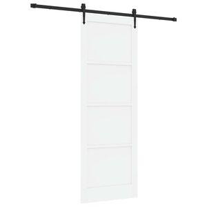 vidaXL Porta Deslizante ORKDAL Branco 83 x 232 cm