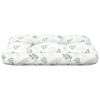 vidaXL Almofad&atilde;o para sof&aacute; de paletes 60x40x12 cm tecido padr&atilde;o folhas