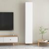 vidaXL Móveis de TV 2 pcs 30,5x30x90 cm derivados de madeira branco