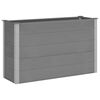 vidaXL Canteiro elevado para jardim WPC 150x50x91 cm cinzento