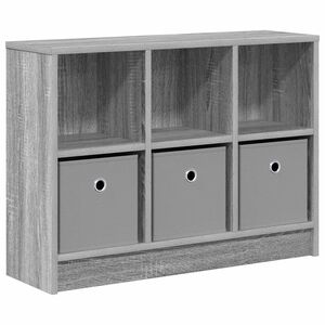 vidaXL Buffet com gaveta Cinza Sonoma 73,5 x 22,5 x 53,5 cm
