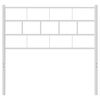 vidaXL Cabeceira de substitui&ccedil;&atilde;o 90 cm metal branco