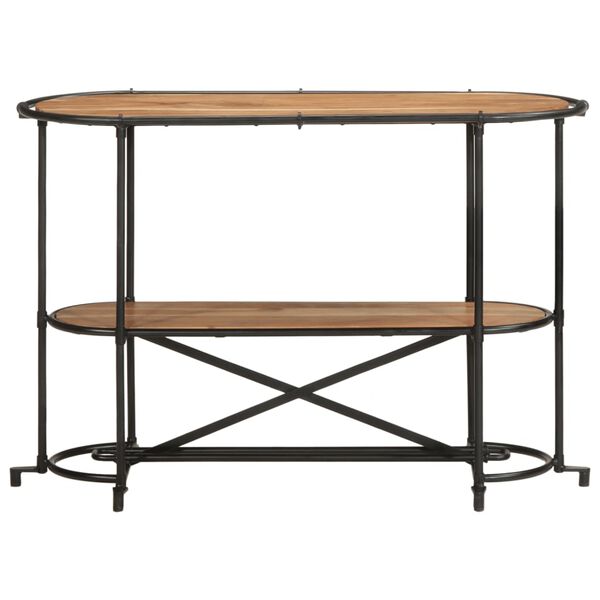 vidaXL Mesa consola 110x42x76 cm madeira de acácia maciça