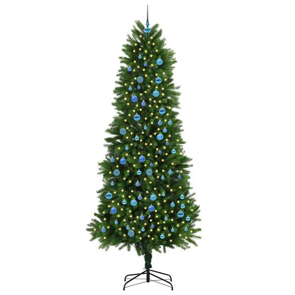vidaXL &Aacute;rvore de Natal com 300 LEDs com suporte Verde 240 cm PE