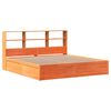 vidaXL Cama sem colch&atilde;o 180x200 cm pinho maci&ccedil;o castanho-mel