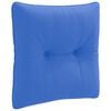 vidaXL Almofada de encosto PUTTEN 100% Poli&eacute;ster Azul Royal