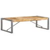 vidaXL Mesa de centro 140x70x40 cm madeira de mangueira &aacute;spera