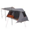 vidaXL Tenda t&uacute;nel Cinza e Laranja 400 x 278 x 182 cm