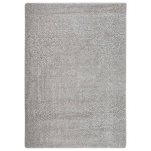 vidaXL Tapete shaggy 160x230 cm antiderrapante cinzento-claro
