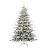 vidaXL &Aacute;rvore de Natal Articulada Artificial Branco 180 cm PE e PVC