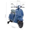 vidaXL Motocicleta el&eacute;trica para crian&ccedil;as Vespa GTS300 azul