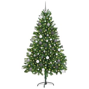 vidaXL &Aacute;rvore de Natal com 300 LEDs com suporte Verde 180 cm PE