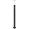 vidaXL Lumin&aacute;ria de poste com sensor, 110 cm, a&ccedil;o inoxid&aacute;vel, IP44