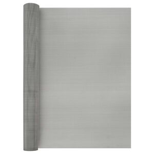 vidaXL Tela de Malha 60 x 500 cm 60 Mesh A&ccedil;o Inoxid&aacute;vel 201 Prateado