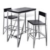 vidaXL Conjunto de mesa de balc&atilde;o para pequeno-almo&ccedil;o