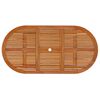 vidaXL 7 pcs conj. jantar para jardim madeira de eucalipto maciça