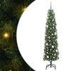 vidaXL &Aacute;rvore de Natal Artificial Verde 180 cm PVC e A&ccedil;o e Pl&aacute;stico