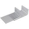 vidaXL Chave Hexagonal 12 unid. Prateado 20 x 52 mm A&ccedil;o