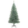vidaXL &Aacute;rvore Natal artificial c/ 300 luzes LED, bolas e neve 210 cm