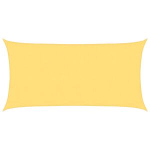 vidaXL Para-sol estilo vela 160 g/m&sup2; 3x6 m PEAD bege