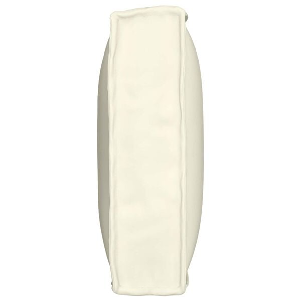 vidaXL Almofada Creme 80 x 40 x 12 cm Tecido Oxford