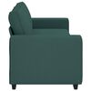 vidaXL Sof&aacute; de 3 lugares 220x77x82 cm tecido verde-escuro