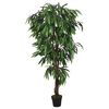 vidaXL Mangueira artificial 450 folhas 120 cm verde