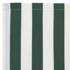 vidaXL Val&ecirc;ncia de Toldos Verde e Branco 580 x 20 cm lona