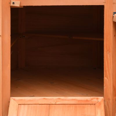 vidaXL Galinheiro em madeira de pinho e abeto maciça 126x117x125 cm