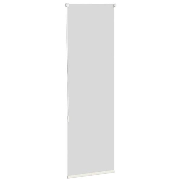 vidaXL Persiana de enrolar 45x130 cm largura tecido 40,7 cm poli&eacute;ster