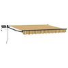 vidaXL Toldo retr&aacute;til manual com LEDs 2,5 x 2 m