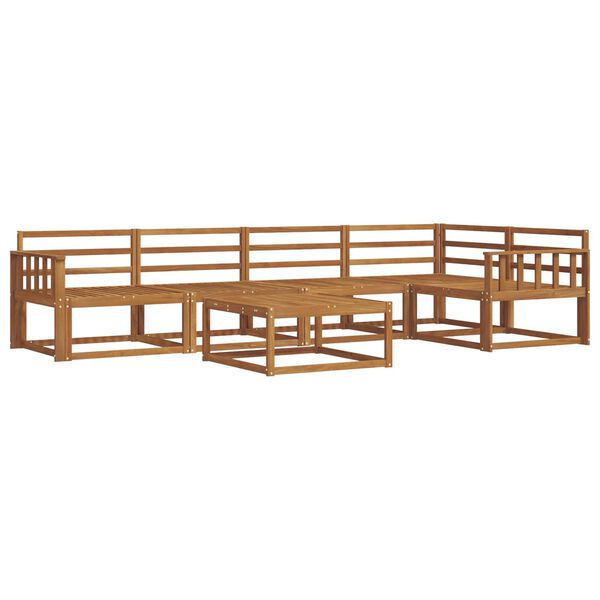 vidaXL Conjunto de Sof&aacute;s para Exterior 6 pcs Natural