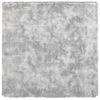 vidaXL Tapete shaggy de pelo alto NAVARRA 160x160 cm cinzento prateado