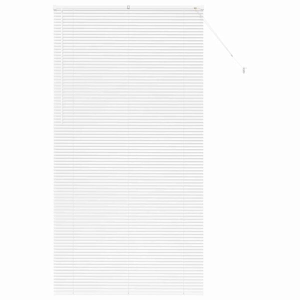 vidaXL Persianas venecianas Manual Branco 220 x 120 cm Alum&iacute;nio