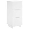 vidaXL Aparador Branco 33,5 x 34,5 x 75 cm Derivados de Madeira