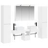 vidaXL Conjunto de M&oacute;veis para Banheiro 6 unid. Branco
