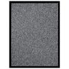 vidaXL Tapete de porta 60x80 cm cinzento
