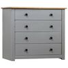 vidaXL M&oacute;vel lateral 80x40x73 cm pinho Panama cinzento