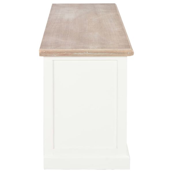 vidaXL Móvel de TV 120x30x40 cm madeira branco