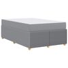 vidaXL Estrutura da Cama Cinzento-claro 120 x 200 cm tecido