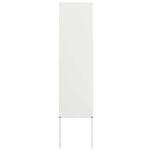 vidaXL Tela de Privacidade para Jardim Fretwork Branco 32 x 140 cm