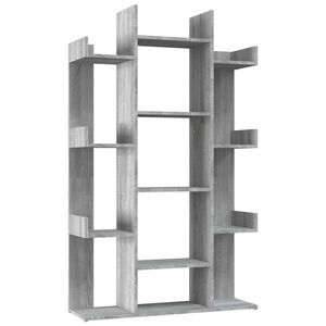 vidaXL Estante 86x25,5x140 cm derivados de madeira cinzento sonoma