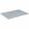vidaXL Grelha Prateado 50 x 35 x 2 cm A&ccedil;o Galvanizado a Quente