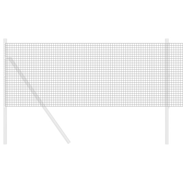 vidaXL Cerca de Arame Soldado Cinzeto 0.6 x 50 m