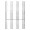 vidaXL Grelha para grelhar 60 x 40 cm A&ccedil;o inoxid&aacute;vel Prateado
