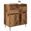 vidaXL Buffet com gaveta Madeira Antiga 60 x 35 x 70 cm