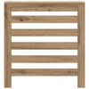 vidaXL Cobertura de radiador derivados de madeira carvalho artisiano