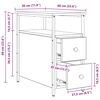 vidaXL Arm&aacute;rio de Cabeceira com gaveta Madeira antiga 30 x 60 x 60 cm