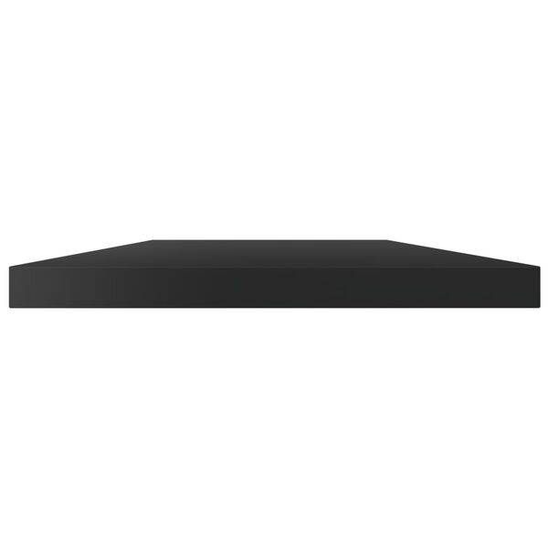 vidaXL Prateleiras para estante 4 pcs 60x10x1,5cm contraplacado preto