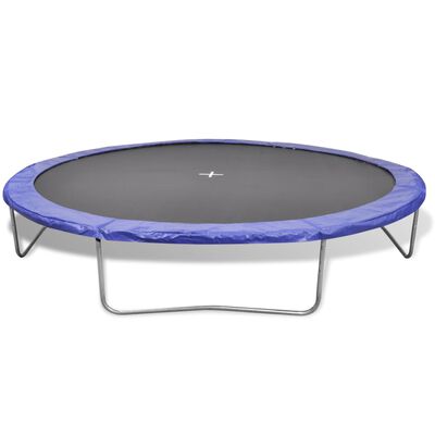 vidaXL Conjunto de trampolim com 5 peças 4,57 m